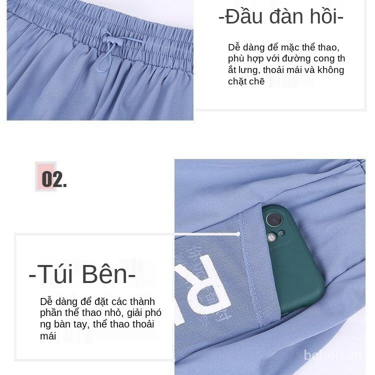 Quần short thể thao mềm mại độ đàn hồi tốt chống lộ cho nữ tập gym yoga | BigBuy360 - bigbuy360.vn