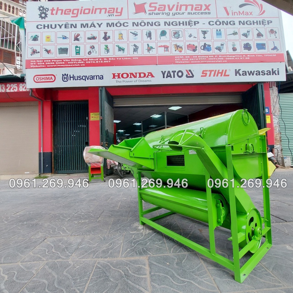 Máy tuốt lúa, tuốt hạt mini VMTL455