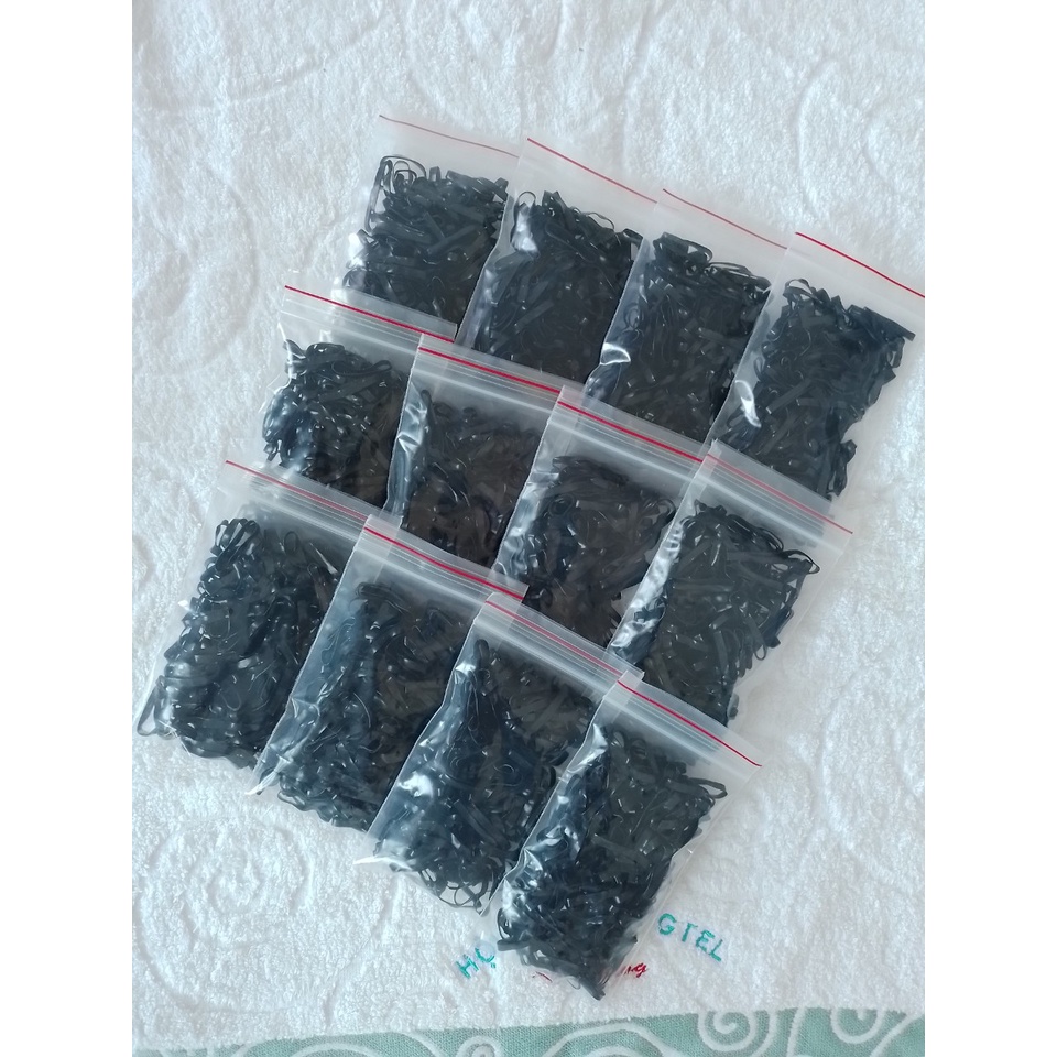 COMBO 2 Gói Chun Buộc Tóc Dai Chắc Màu Đen - Titifa Shop