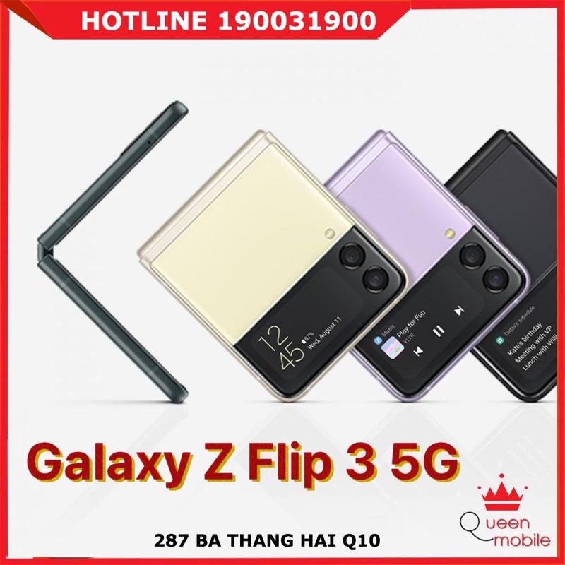 Điện Thoại Samsung Galaxy Z Flip 3 (Zflip 3) 5G 128GB / 256GB Chính Hãng