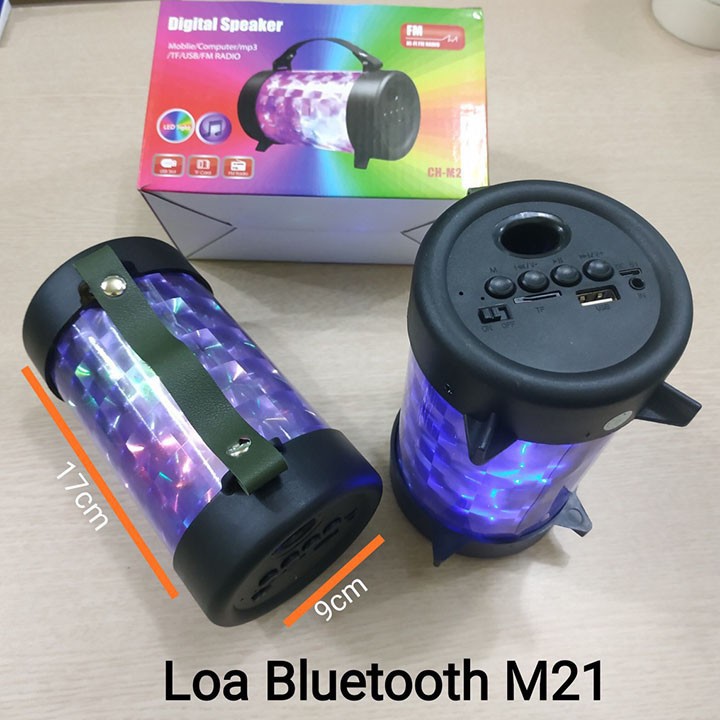 Loa bluetooth Có Led M22,M21 có đèn led theo nhạc- Âm Thanh Sống Động- Led Đổi Màu