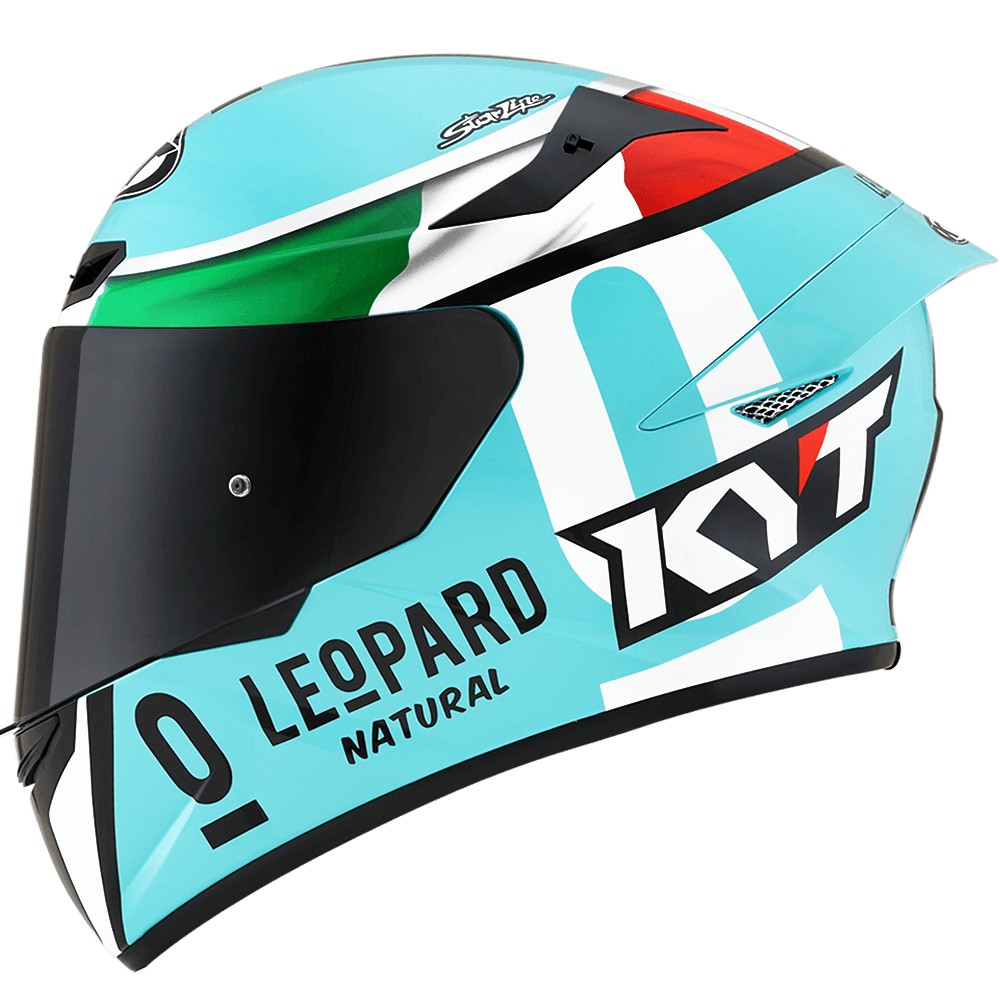 Mũ bảo hiểm fullface KYT TT Course size M L XL chính hãng tem Leopard