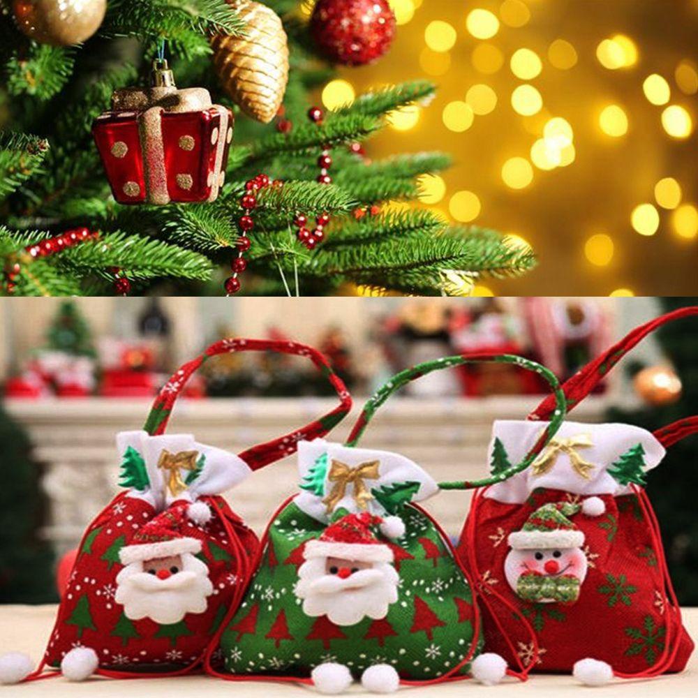 CONOPERY Túi Đựng Kẹo Hình Cây Thông Giáng Sinh