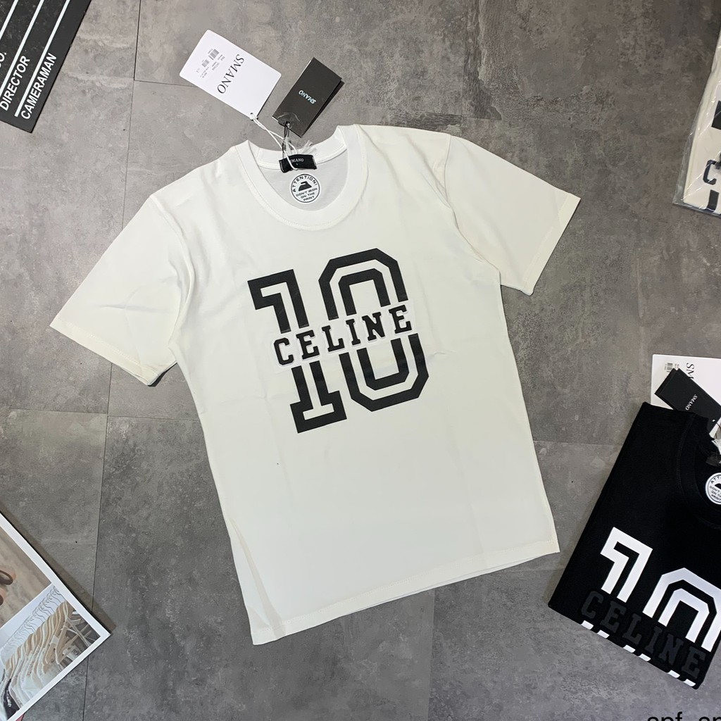 Áo phông T - Shirt - Áo Thun Unisex Tay Ngắn In Chữ Số 3D Hàn Quốc Chất Thun Cotton Co Giãn 4C - AC101 - Azila | BigBuy360 - bigbuy360.vn