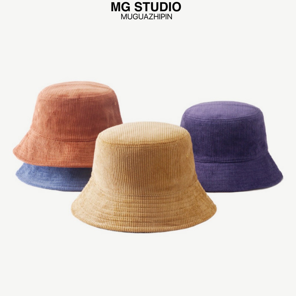 Mũ Tai Bèo MG STUDIO Chất Nhung Gân 12 Màu Sắc Xinh Xắn Tùy Chọn