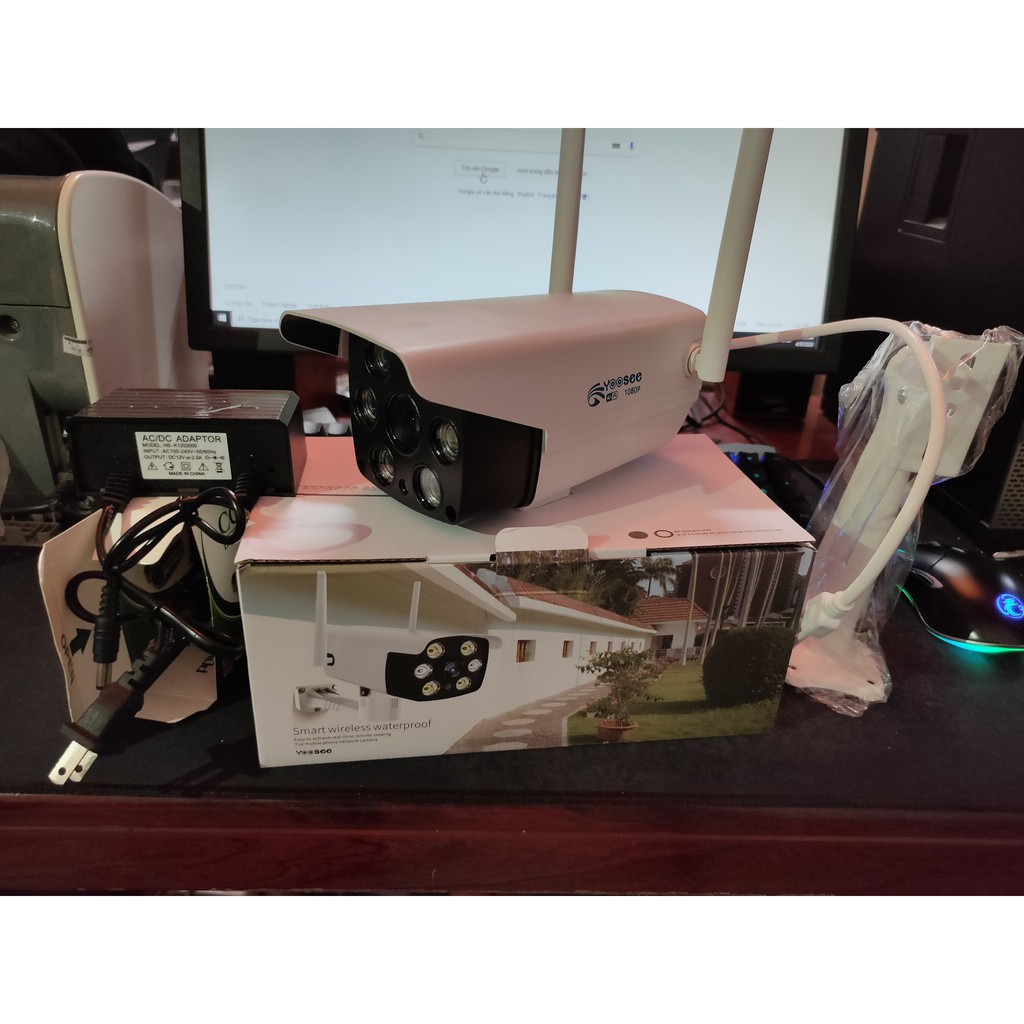 Camera Yoosee Ngoài Trời 2.0 - Chống bụi chống nước, Siêu nét góc rộng | BigBuy360 - bigbuy360.vn