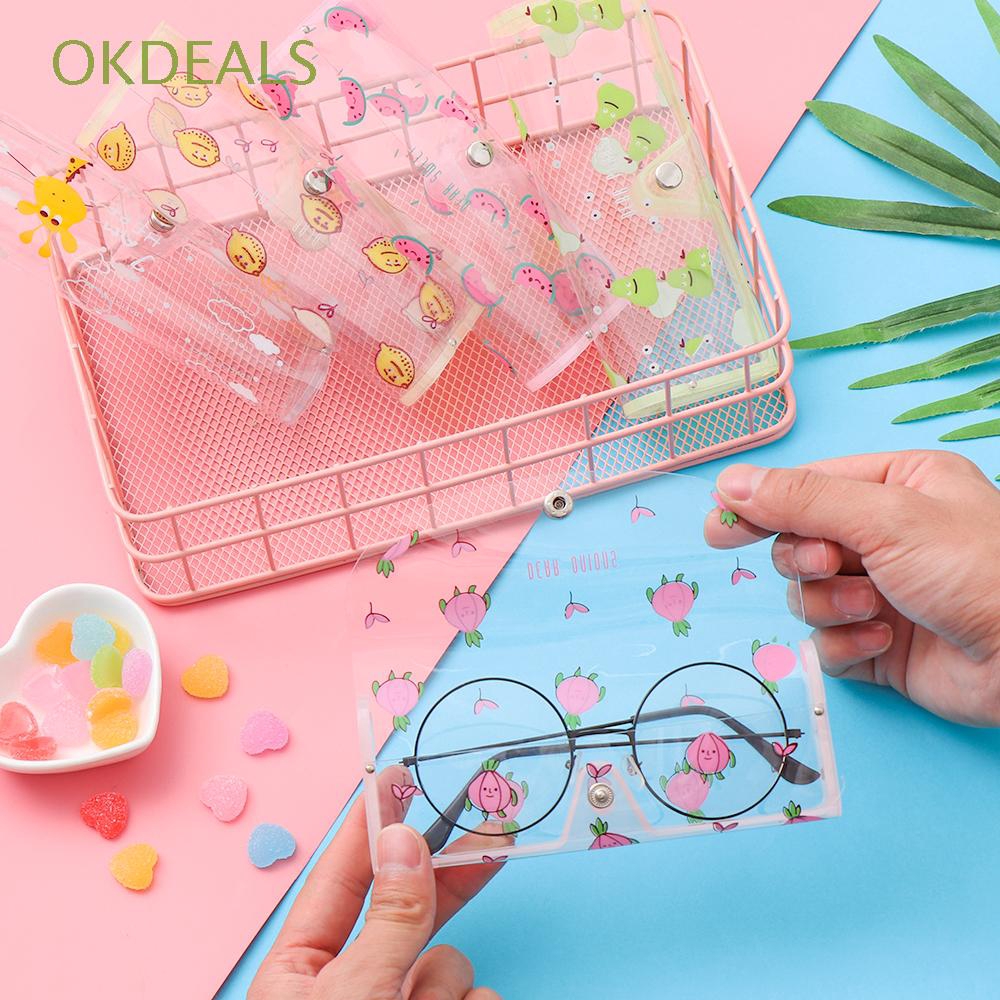 Hộp đựng kính trong suốt in hoạt hình dễ thương