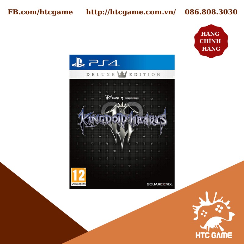 [Mã SKAMCLU9 giảm 10% đơn 100K] Đĩa Game PS4 KINGDOM HEARTS III DELUXE EDITION - New Nguyên Seal