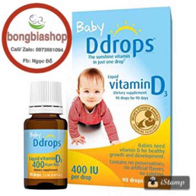 Vitamin D drops Mỹ