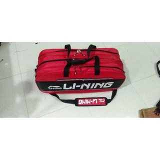 bao vợt cầu lông vuông 3 ngăn chính