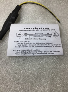 mạch passing đèn led 10A