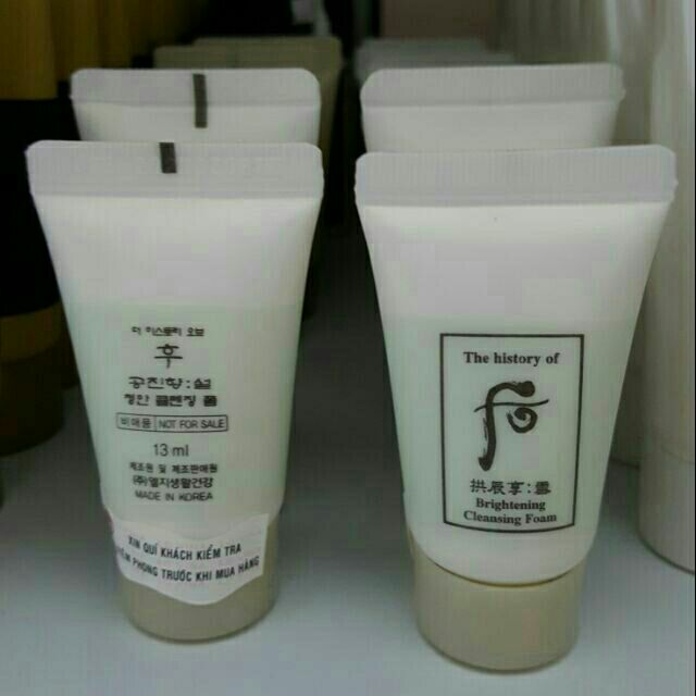 tuýp rửa mặt dưỡng trắng mờ sạm nám tàn nhang Whoo 13ml | BigBuy360 - bigbuy360.vn