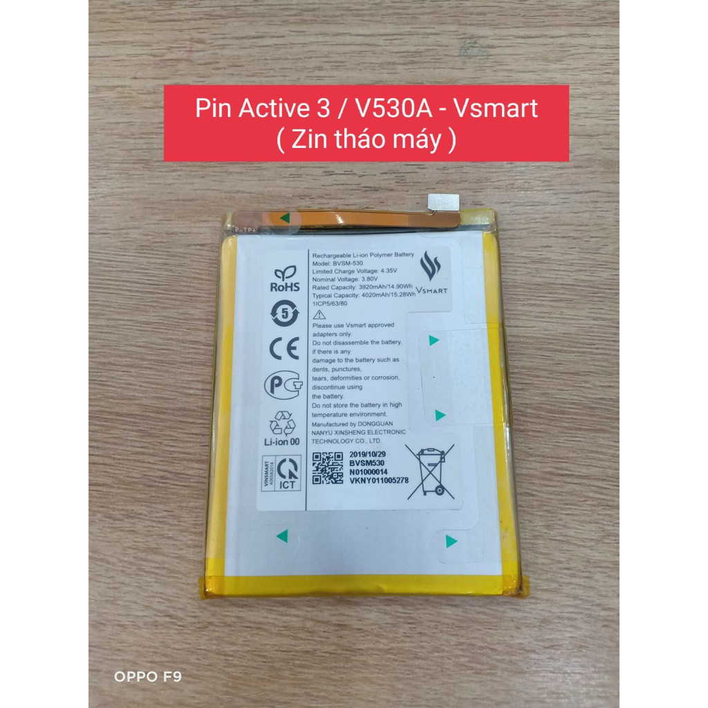Pin Active 3/V530A Vsmart