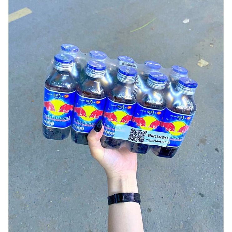 (3 Màu) LỐC 10 CHAI REDBULL THỦY TINH THÁI LAN 150ML