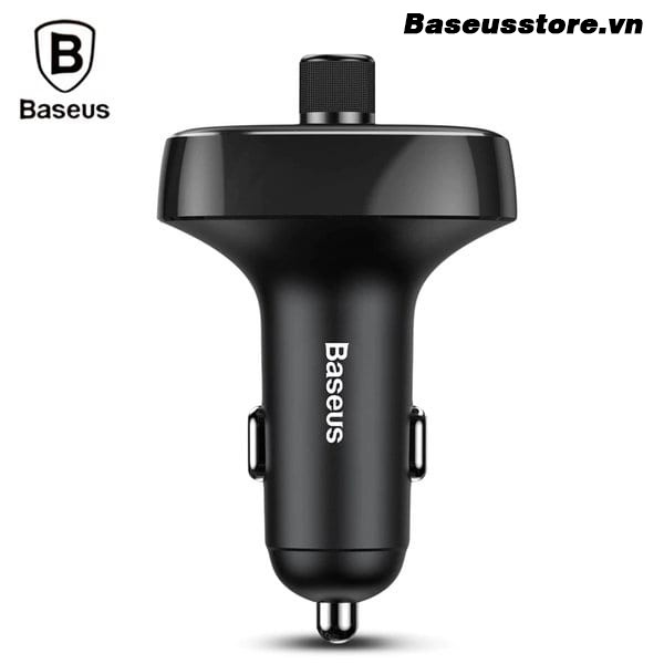 Bộ tẩu sạc nhanh 3.0 + phát Bluetooth, chơi nhạc, đọc USB đa năng trên xe hơi Baseus s13