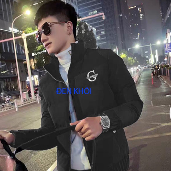 Phao nam, áo khoác phao nam kiểu dáng hàn quốc mũ tháo rời