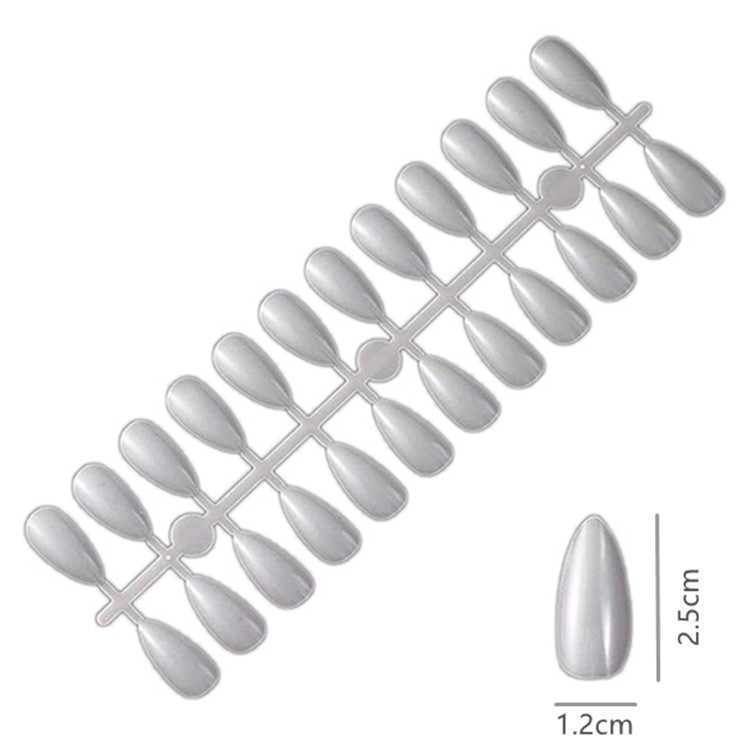 [Hàng mới về] Set 24 móng tay giả trong suốt tiện dụng