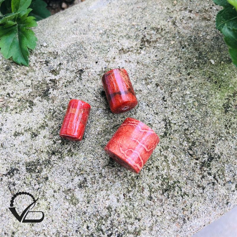 Hạt san hô đỏ lẻ dùng mix vòng tay, dây chuyền, bông tai, hạt nhẫn đủ size từ 6mm đến 25mm CNC VĂN BÉ