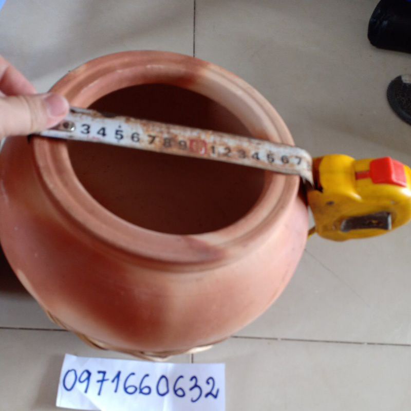Nồi đất nung lớn 16-17-18cm/1c