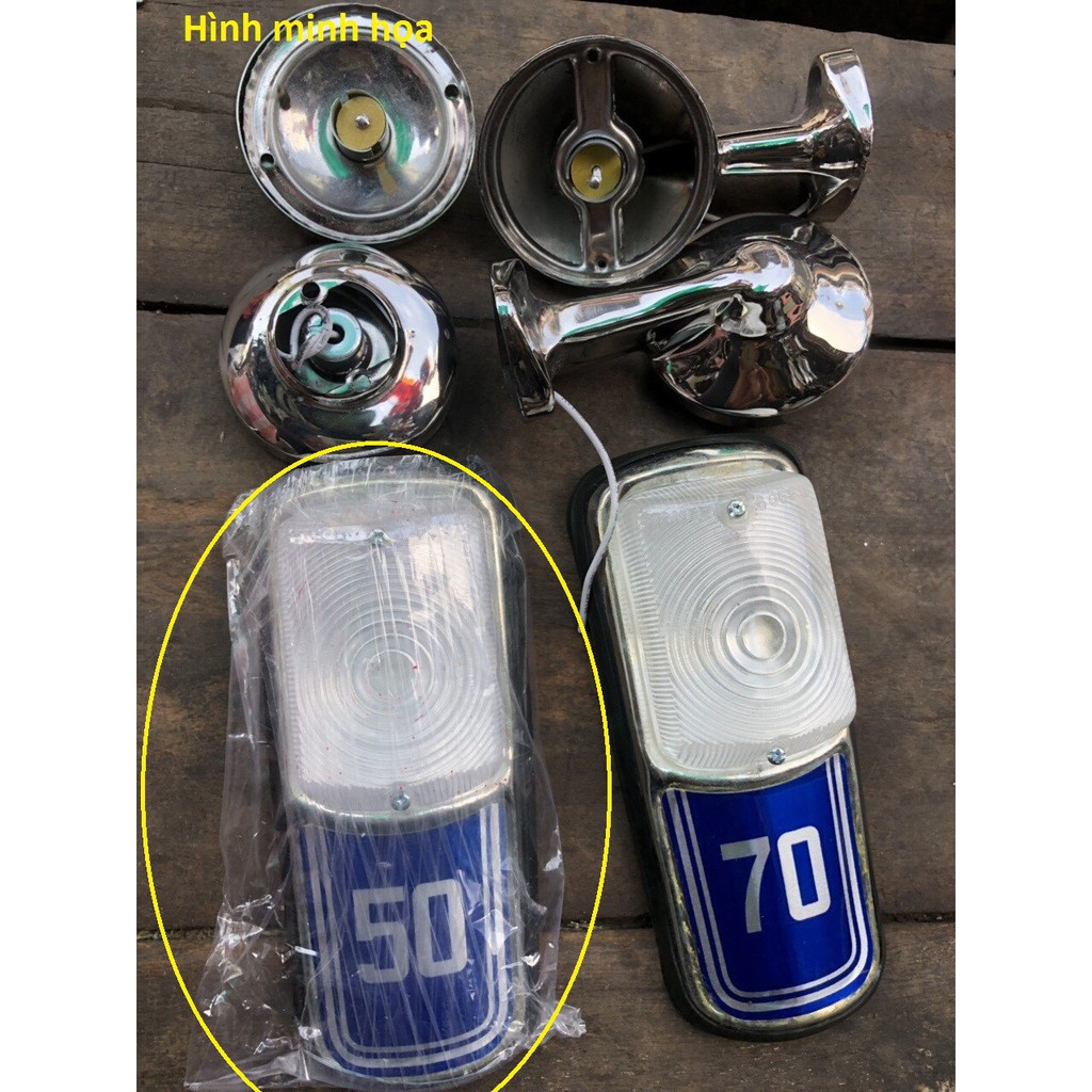 Bộ chụp mặt nạ honda cub 78, 79 70cc  màu đỏ nghia35