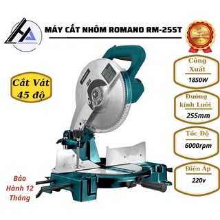 Máy cắt nhôm hệ đa góc cắt nghiêng cắt vát cắt góc rm 9255tt - 1900w cắt lưỡi 255 bảo hành 12 tháng...