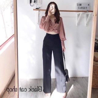 Set áo xoắn eo