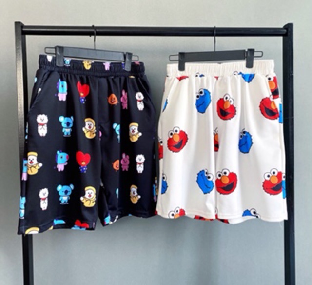 Quần dài jogger Bo chun cartoon SIB Clothing quần short hoạt hình unisex