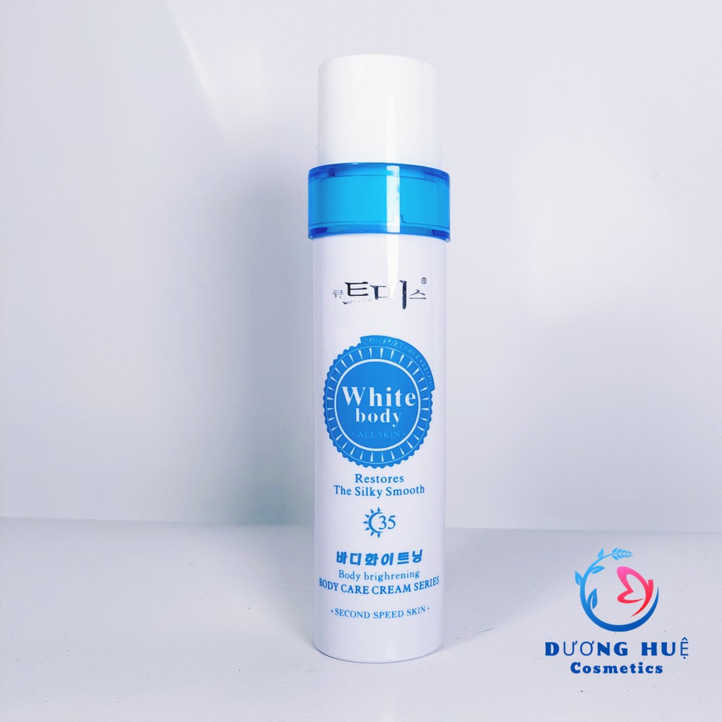 Kem chống nắng kích trắng da Hàn Quốc WHITE BODY 150ml (Chính hãng)