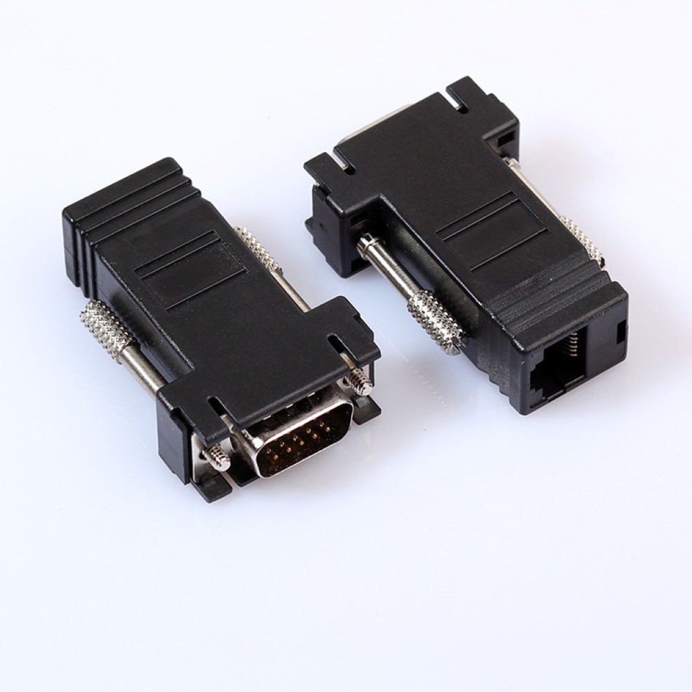 Bộ Chuyển Đổi / Rxl / Vga Male Sang Lan Cat5 Cat6 Rj45 Female