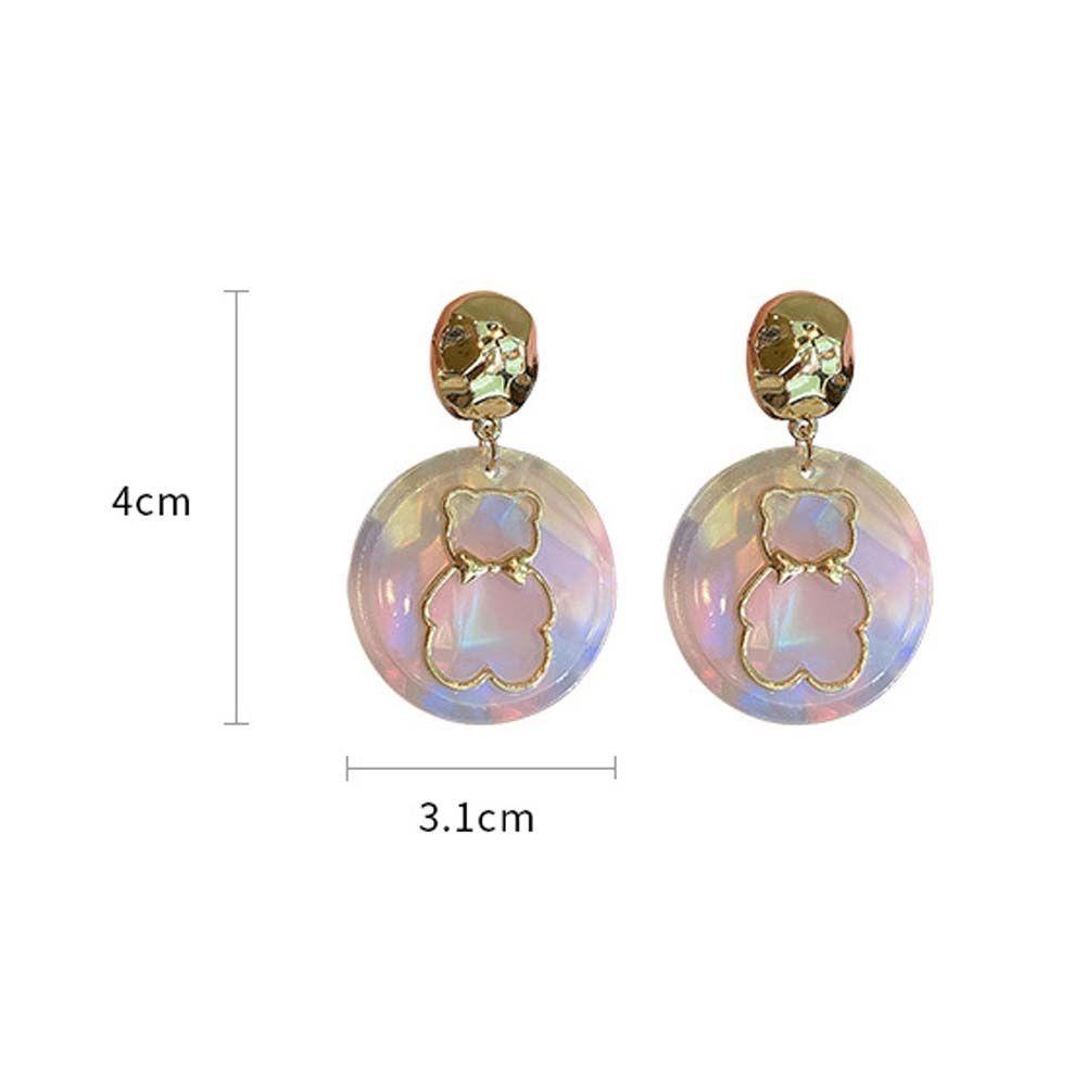 QQMALL Khuyên Tai Acrylic Dáng Dài Thanh Lịch Cho Nữ
