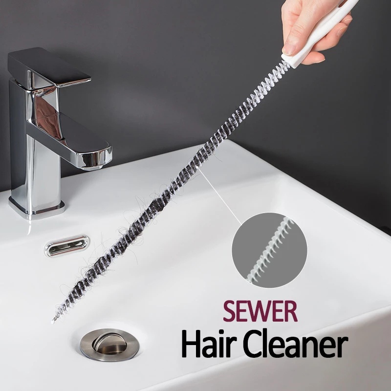 Bàn Chải Vệ Sinh Ống Thoát Nước Nhà Tắm Tiện Dụng 60CM