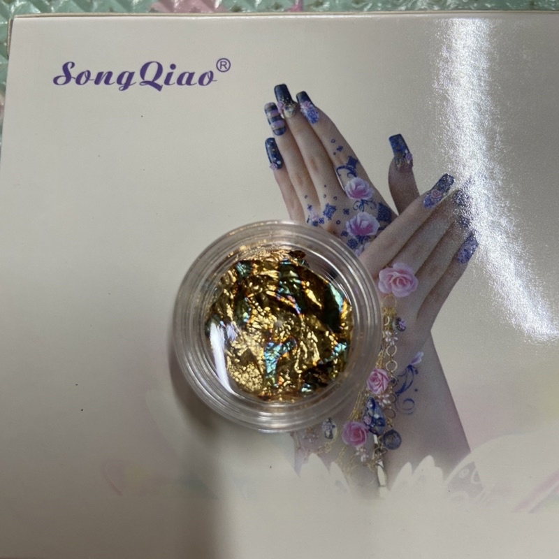 Hũ giấy nhún nhiều màu trang trí móng tay nail