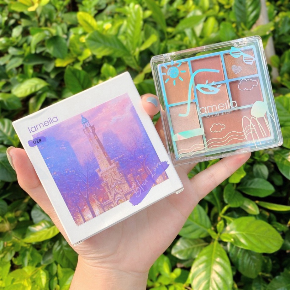 Phấn Mắt 7 Ô Nội Địa Trung Chính Hãng Lameila Thành Phố Biển Trời 5082 EYESHADOW LPM4 | BigBuy360 - bigbuy360.vn