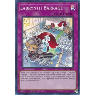 Thẻ Bài Yugioh Labrynth Barrage - TAMA-EN025 - Super Rare 1st Edition