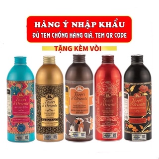 Sữa Tắm Xích Ý Tesori D'Oriente Hương Nước Hoa- Hàng Công Ty Nhập Khẩu - Tặng Vòi