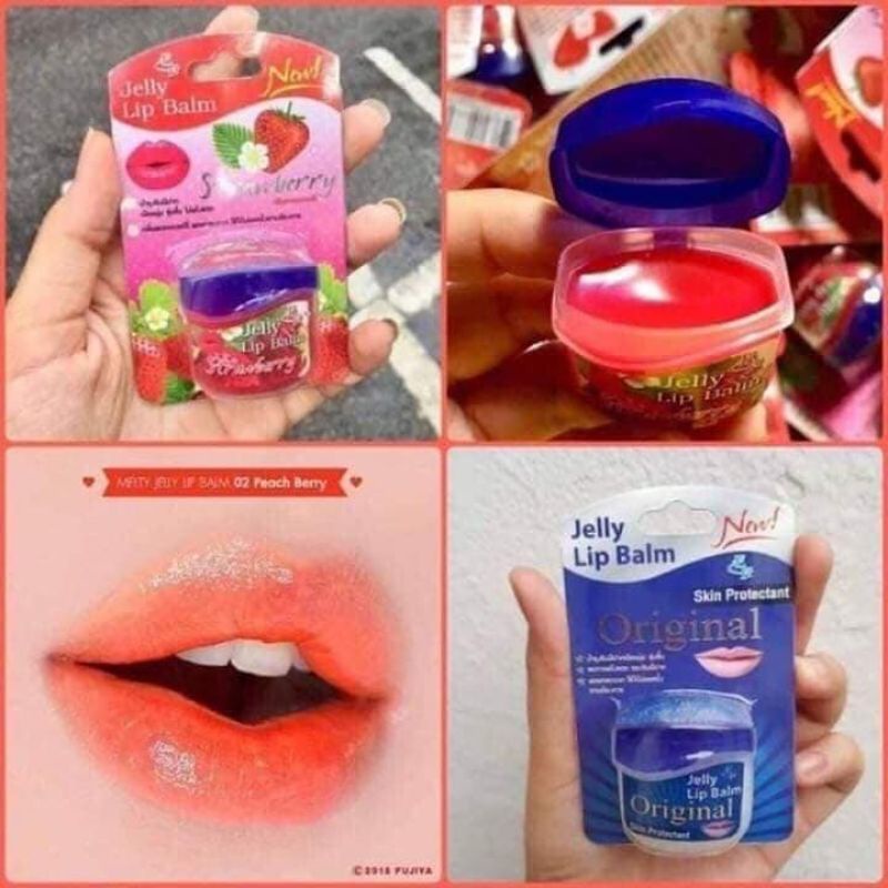 Hũ Sáp dưỡng môi Jelly Lip Balm Thái Lan 9gram