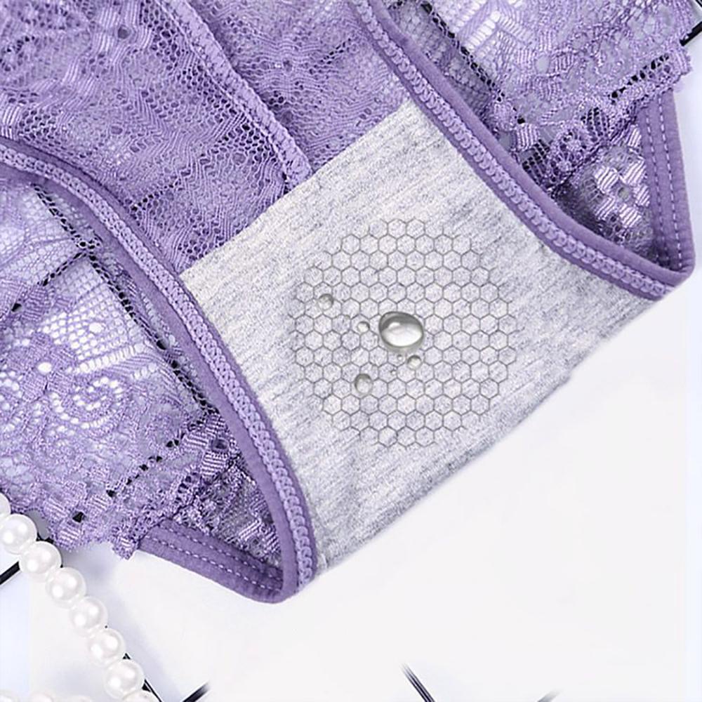 Quần Lót Ren Lưới Mềm Mại Lưng Thấp Quyến Rũ Cho Nữ