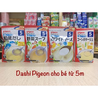 Bột nêm Dashi Pigeon Nhật cho bé 5m+ (date 05/2022)