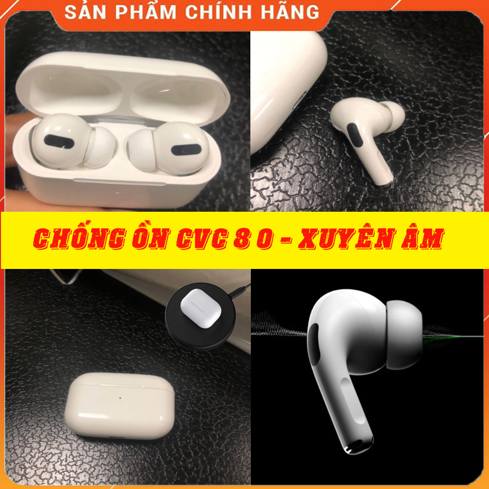 Tai nghe bluetooth Airpod Pro Chip Louda 1536U âm thanh cực chất kết nối siêu nhanh chức năng gốc