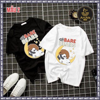 HOT- ÁO THUN NAM NỮ WE BARE BEARS THỊNH HÀNH
