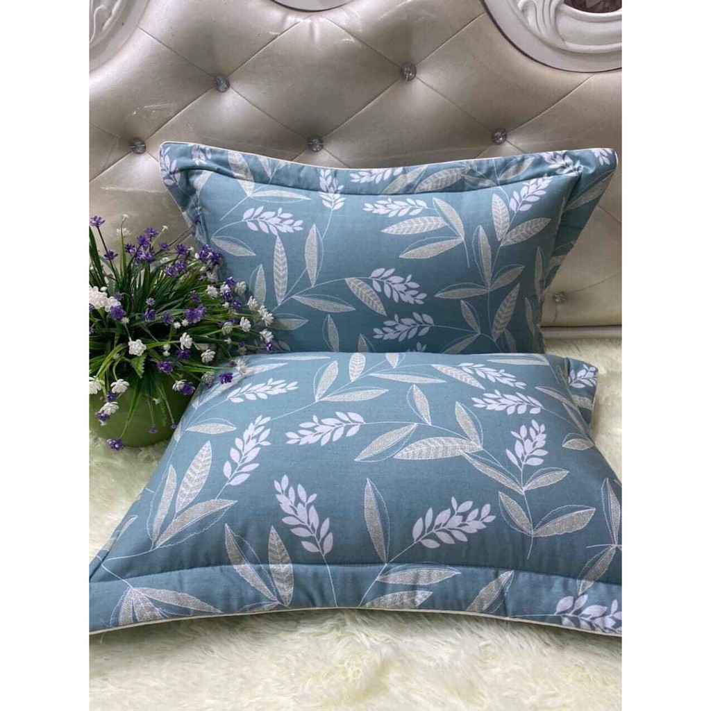 Combo 02 vỏ gối Cotton Hàn Quốc mẫu cực đẹp