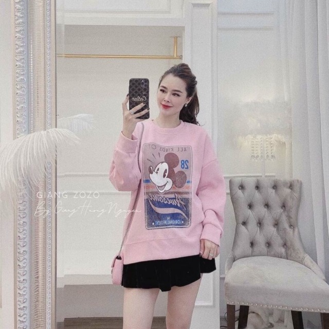Áo nit Mickey dài tay hot