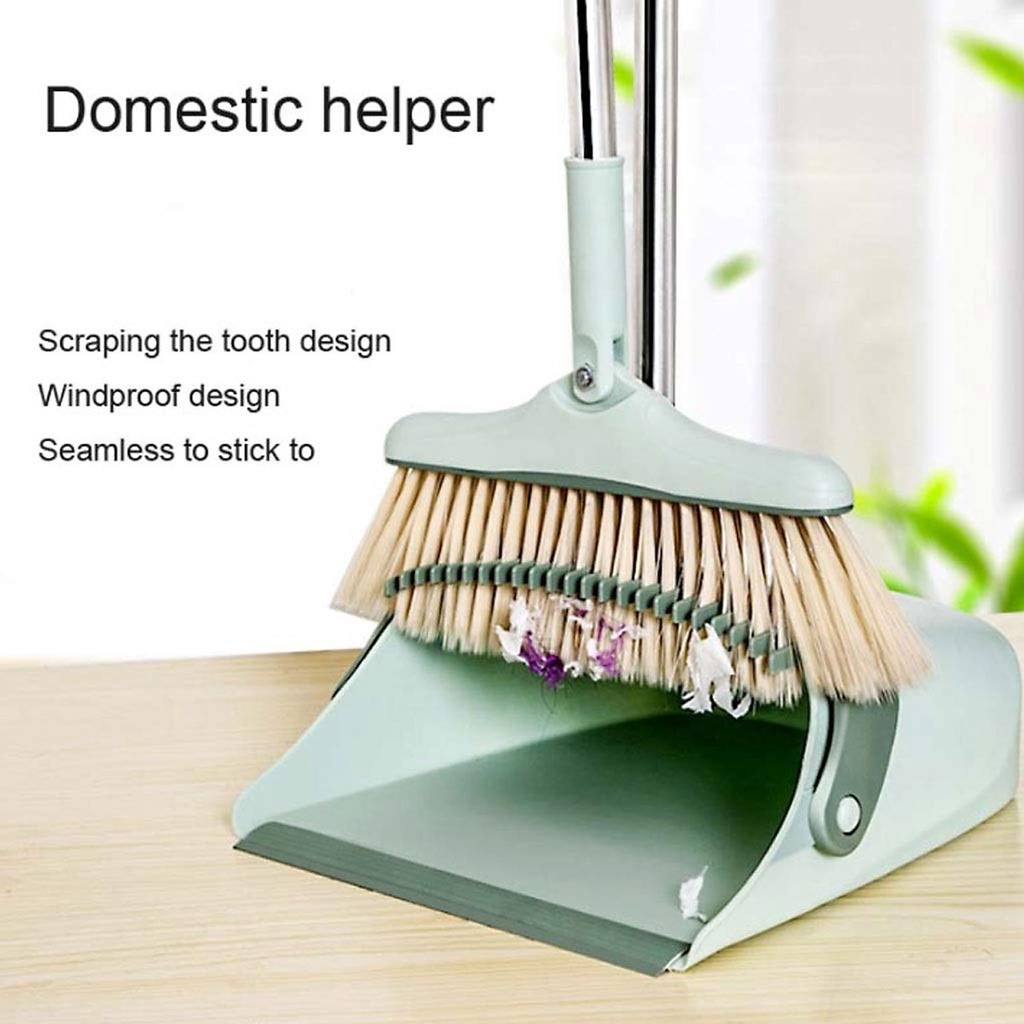 Bộ chổi quét nhà kèm hốt rác đa năng tháo rời được có thiết kế móc treo - Giao màu ngẫu nhiên 9021