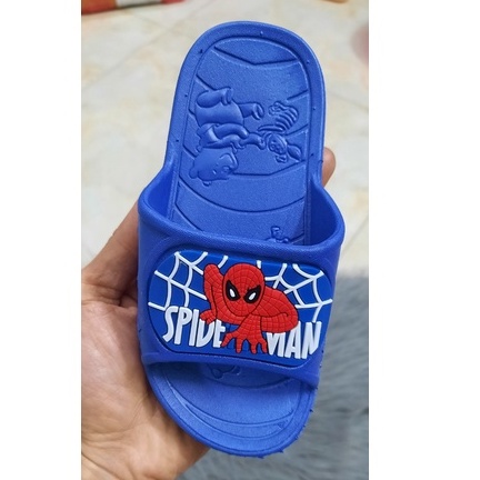 DÉP SIÊU NHÂN NHỆN NHỰA DẺO BÉ TRAI (TĂNG 2 SIZE Ạ)