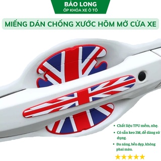(Xả kho) Bộ cao su dán chống xước tay nắm và hõm cửa