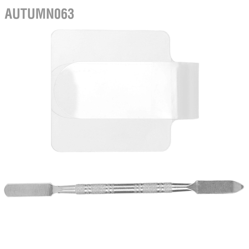 Autumn063 Bảng trang điểm Kem nền Son môi Toning mỹ phẩm Acrylic trong suốt với Thanh trộn màu