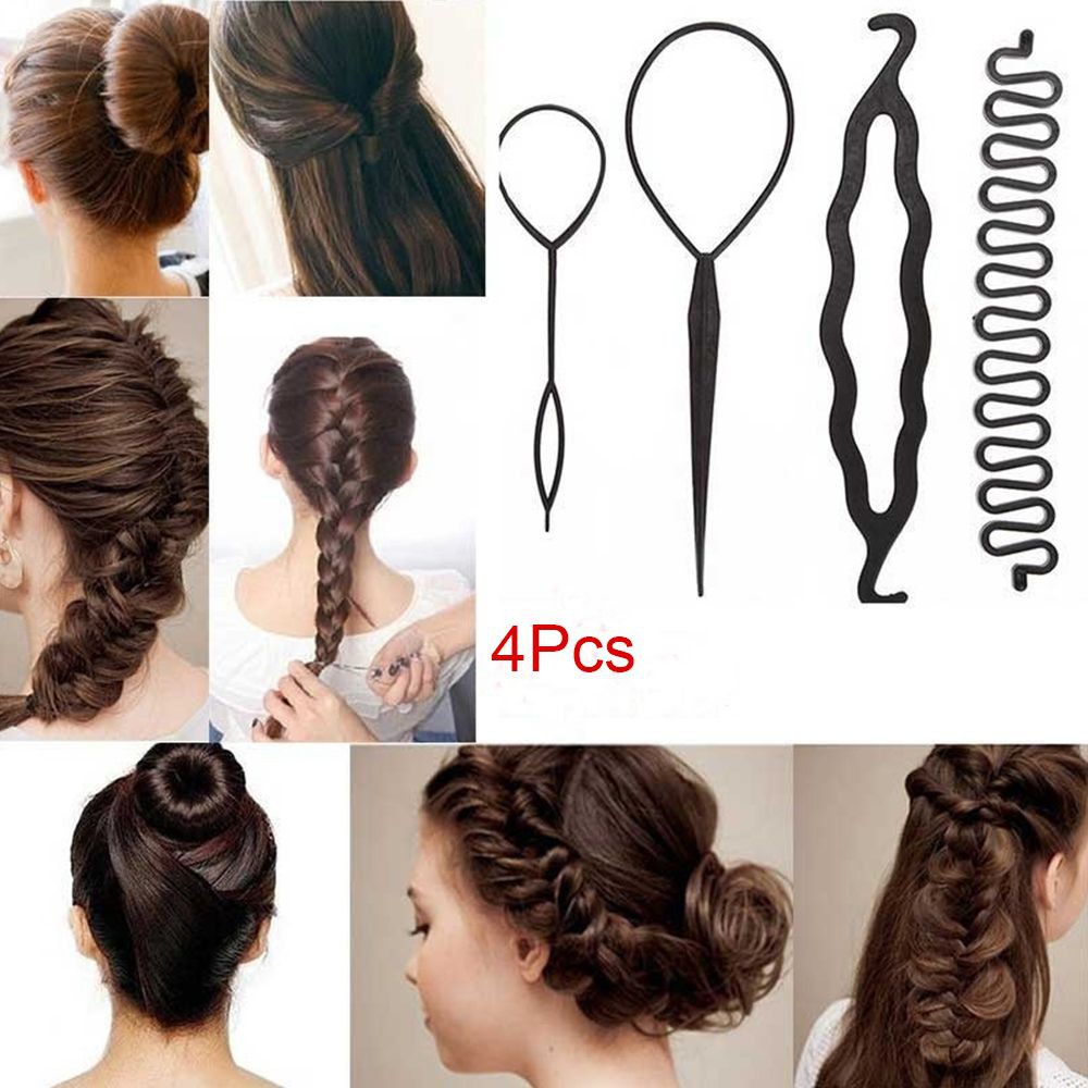 Bộ 4 dụng cụ tạo kiểu tóc tiện ích
