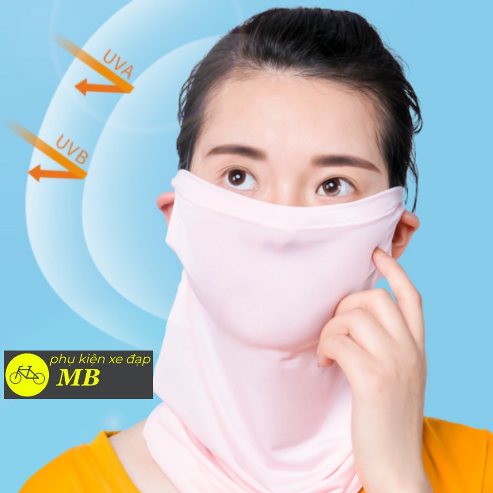 khăn trùm bịt mặt chống nắng nhiều công dụng cao cấp thoáng khí, khẩu trang chống bụi full face