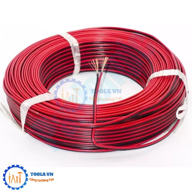 1 Mét Dây Điện Đôi Đỏ Đen Cách Điện Electrical Wire Insulated PVC