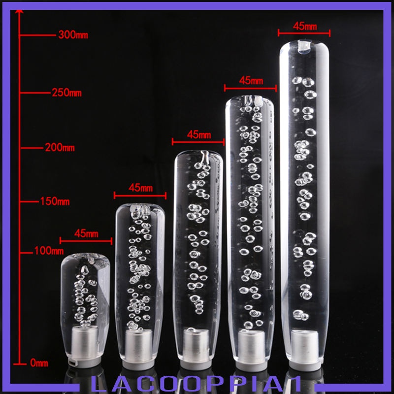 [Lacooppia1] Núm Gạt Cần Số Thay Thế Bằng Acrylic Có Đèn LED 7 Màu 30cm Cho Xe Hơi Xe Tải